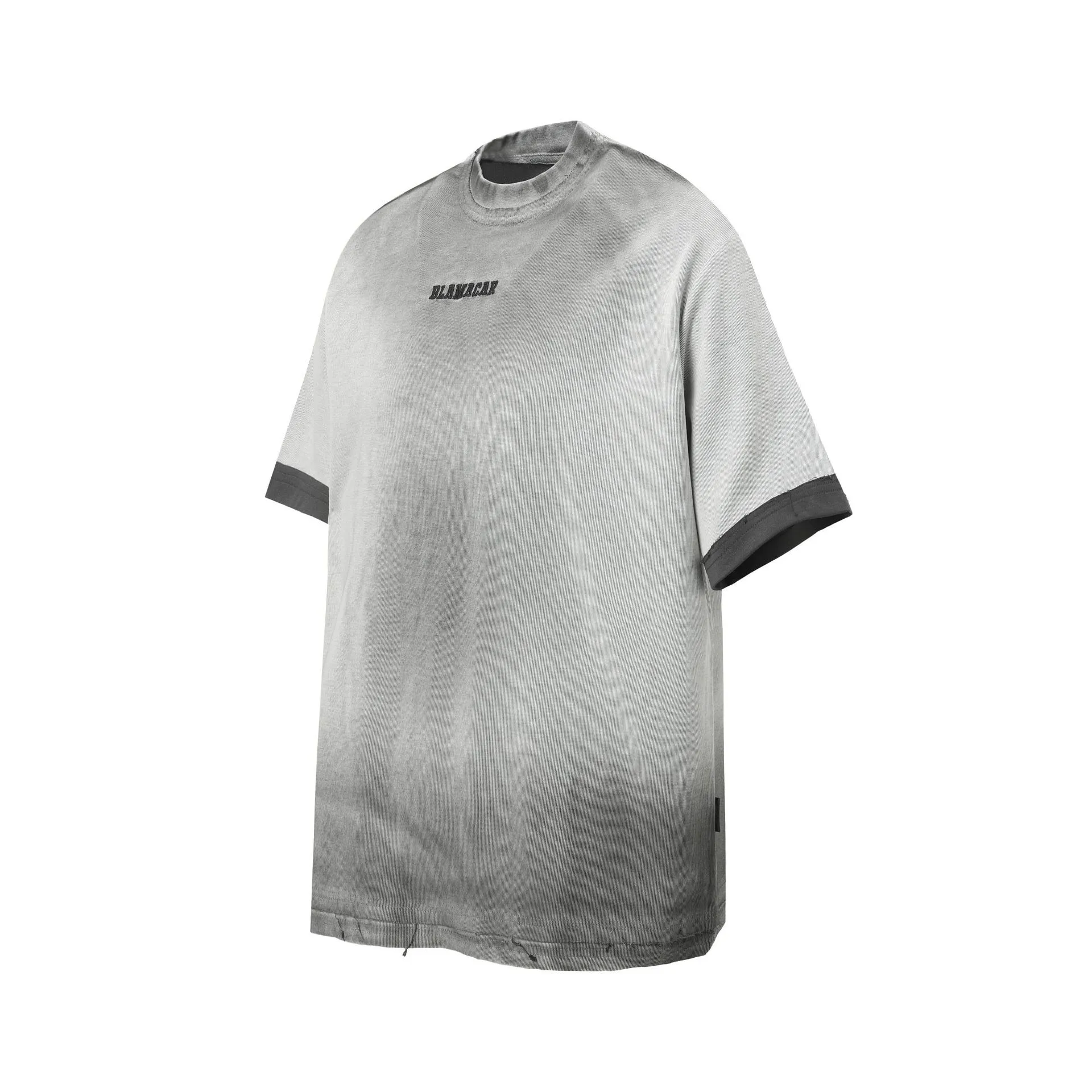 Jiayiku Men's  Summer New Arrival Waste Earth Style American Style Retro Trendy Brand Washed Dirty Dye T-Shirt Loose Top display picture 4