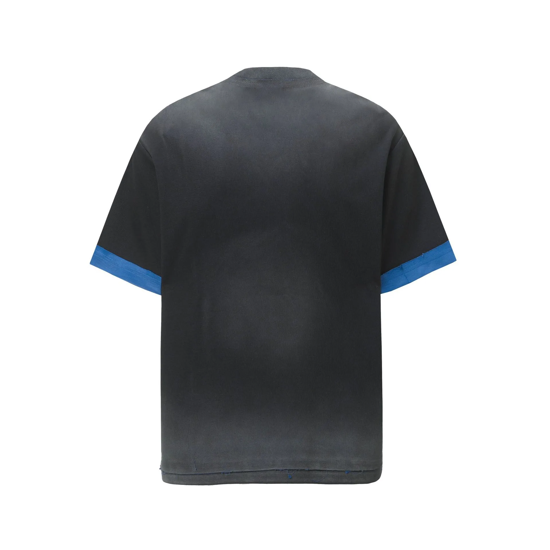 Jiayiku Men's  Summer New Arrival Waste Earth Style American Style Retro Trendy Brand Washed Dirty Dye T-Shirt Loose Top display picture 8