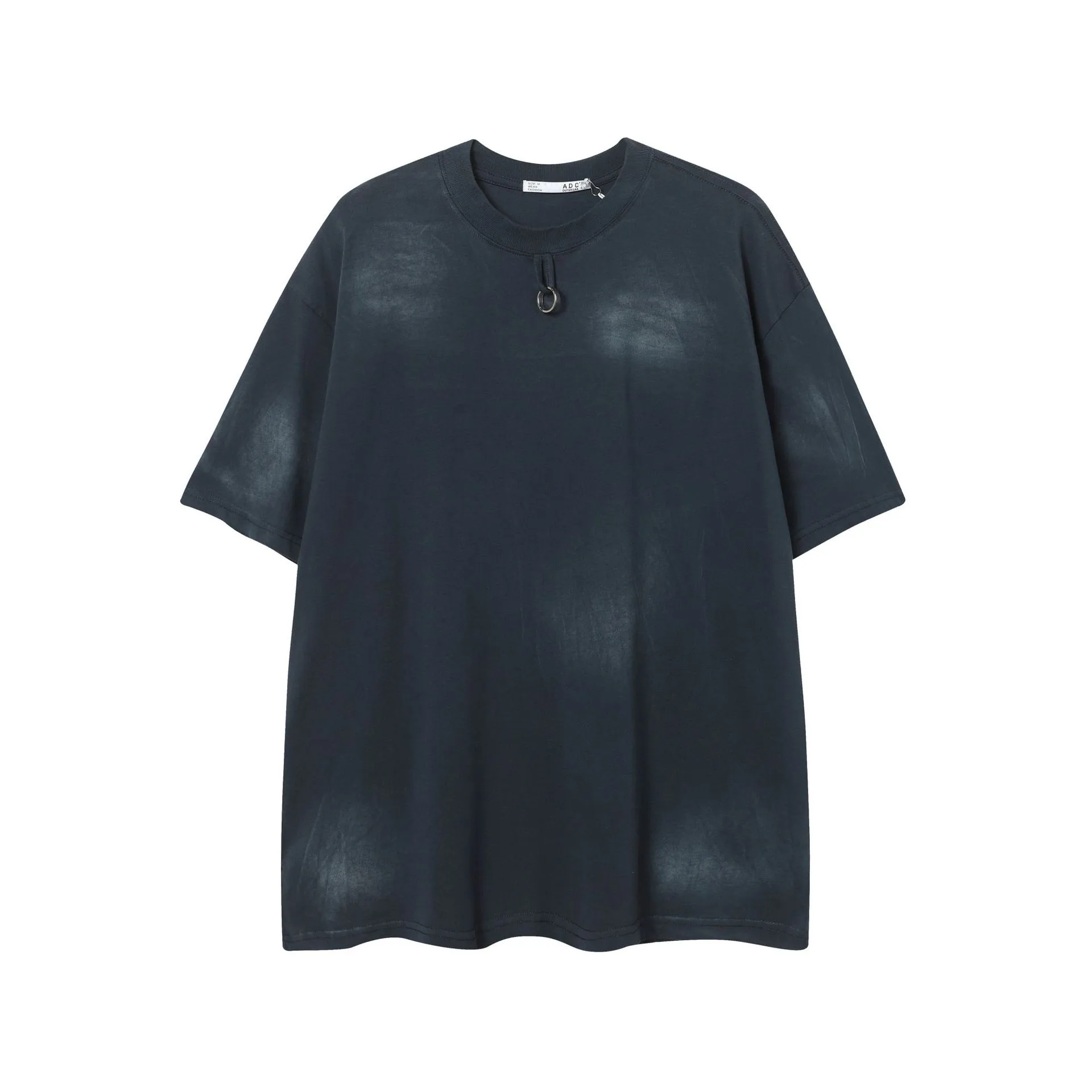 Jiayiku Men's  Summer Heavy Cotton American-style Washed Old T-shirt Short-sleeved Men's Simple And Handsome Short-sleeved Short-sleeved display picture 3