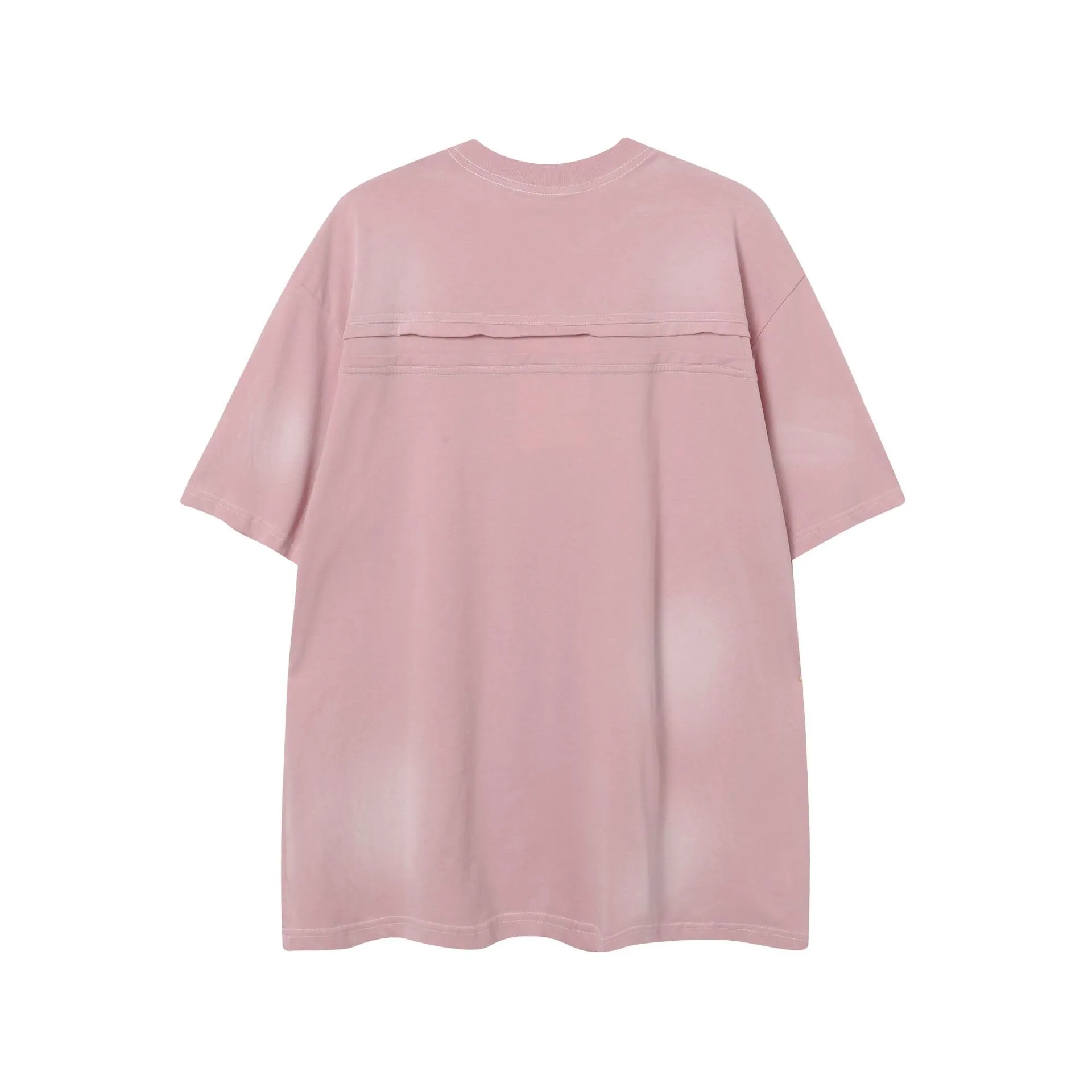 Jiayiku Men's  Summer Heavy Cotton American-style Washed Old T-shirt Short-sleeved Men's Simple And Handsome Short-sleeved Short-sleeved display picture 5