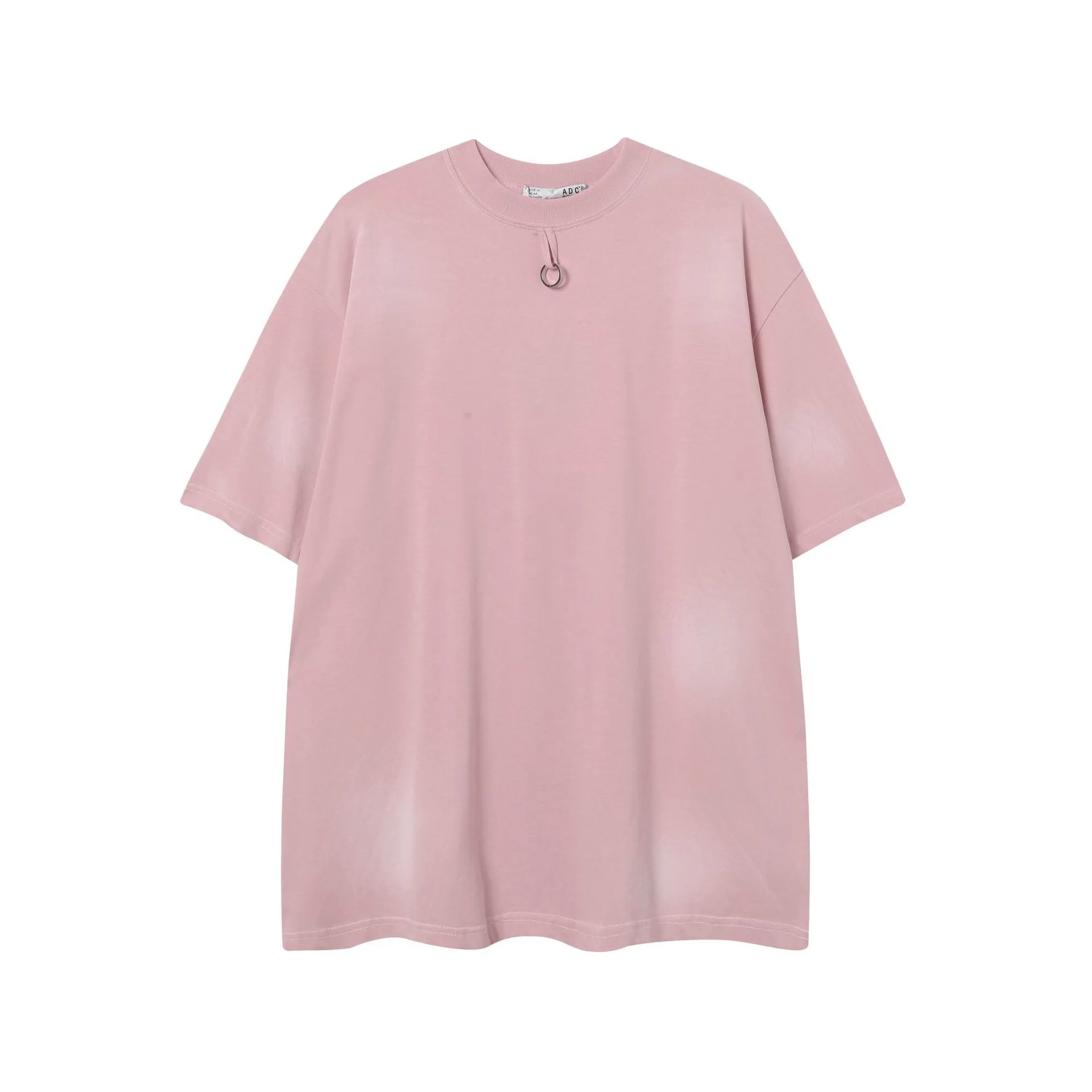 Jiayiku Men's  Summer Heavy Cotton American-style Washed Old T-shirt Short-sleeved Men's Simple And Handsome Short-sleeved Short-sleeved display picture 6