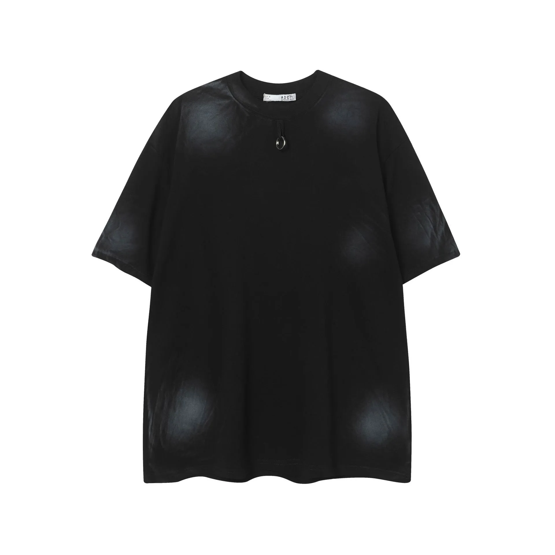 Jiayiku Men's  Summer Heavy Cotton American-style Washed Old T-shirt Short-sleeved Men's Simple And Handsome Short-sleeved Short-sleeved display picture 7