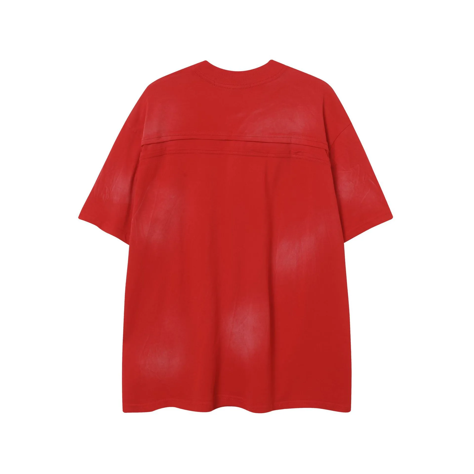 Jiayiku Men's  Summer Heavy Cotton American-style Washed Old T-shirt Short-sleeved Men's Simple And Handsome Short-sleeved Short-sleeved display picture 12