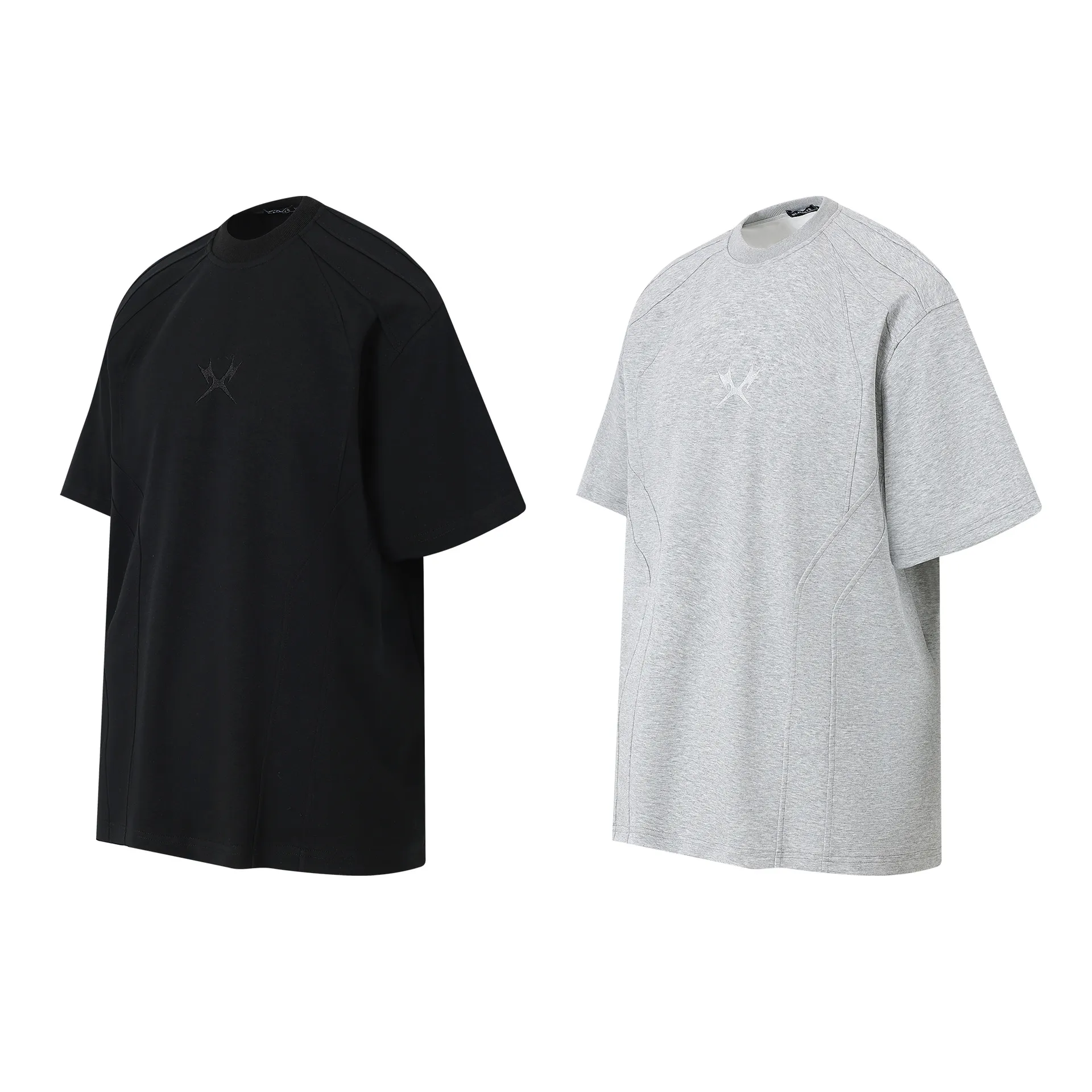 Jiayi Library Men's  New Summer New Niche Personality Deconstruction Design T-shirt Short-sleeved Simple High-end Sense display picture 3
