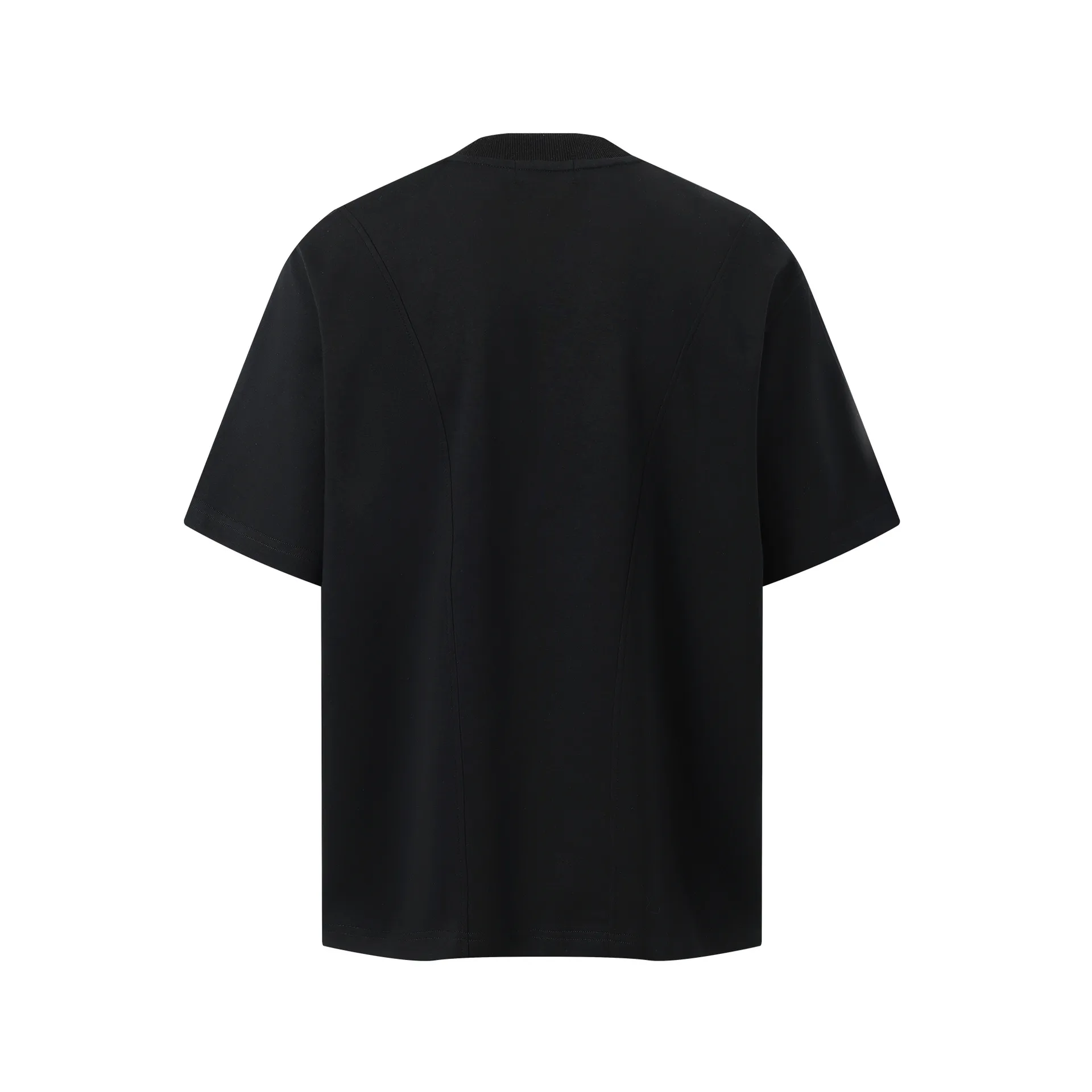 Jiayi Library Men's  New Summer New Niche Personality Deconstruction Design T-shirt Short-sleeved Simple High-end Sense display picture 9