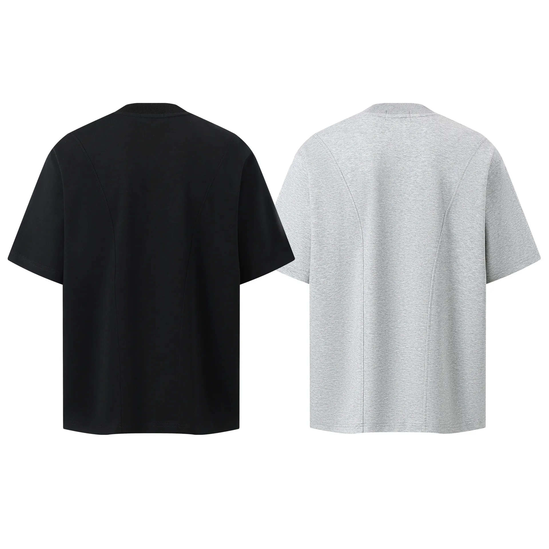 Jiayi Library Men's  New Summer New Niche Personality Deconstruction Design T-shirt Short-sleeved Simple High-end Sense display picture 10