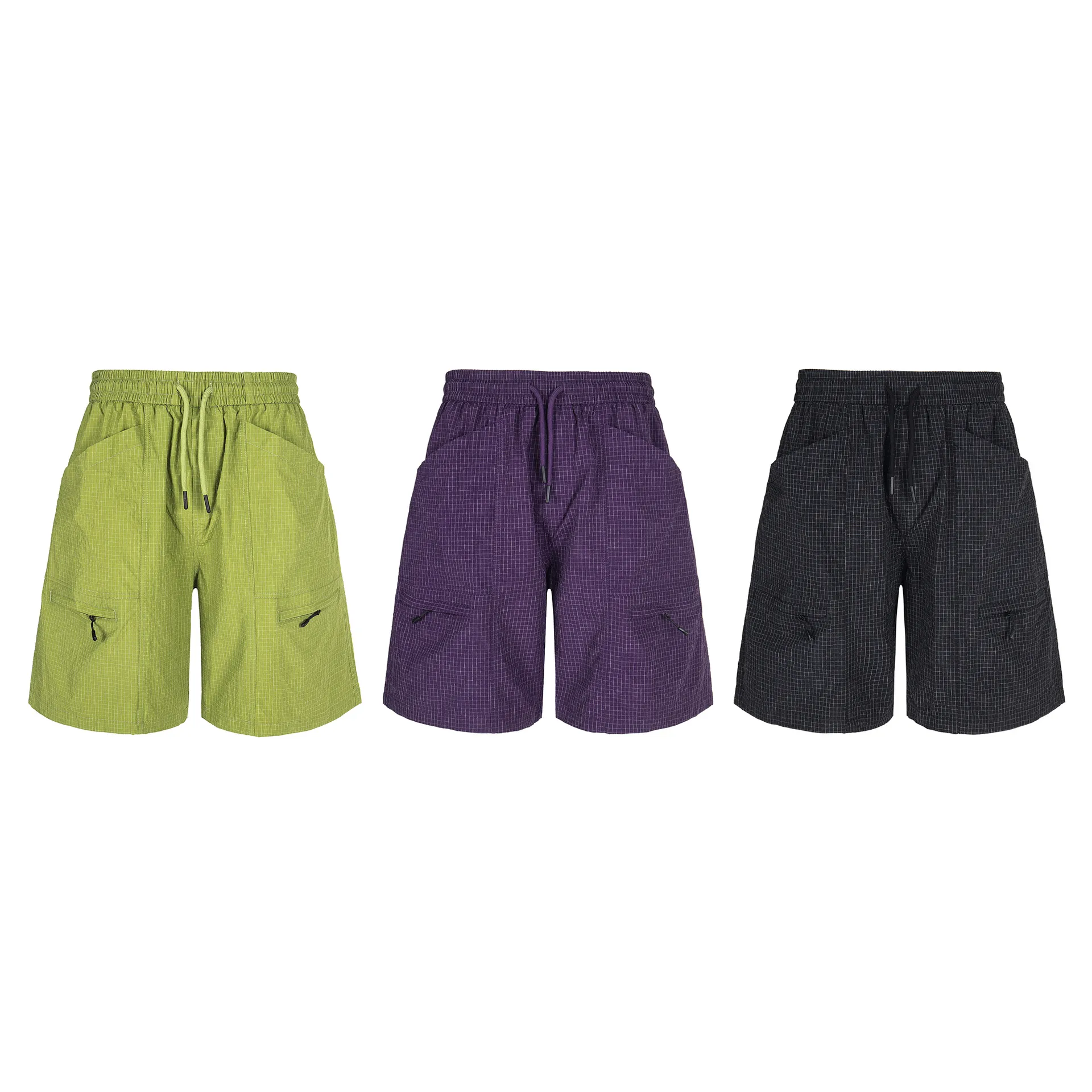 Jiayiku  Summer Outdoor Sports Multi-Functional Quick-Drying Shorts Men's American Retro Trendy Brand Workwear Five-Point Pants display picture 12