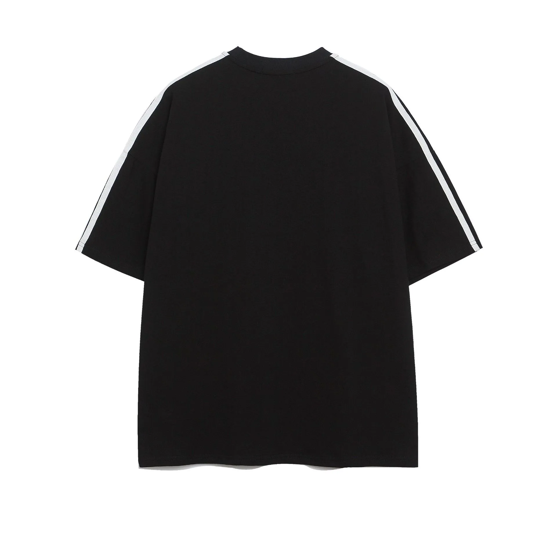 Jiayiku Men's  Summer New American Retro Fashion Brand Couple Sports T-shirt Loose Cotton Short-sleeved Men display picture 6