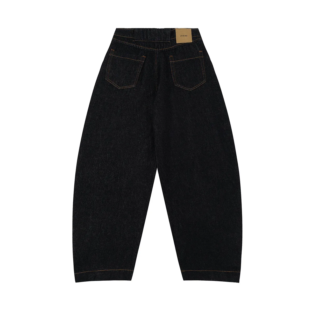 Jiayiku Men's  American Vintage Washed Jeans Men's And Women's High-end Sense Machete Wide-leg Long Pants display picture 10