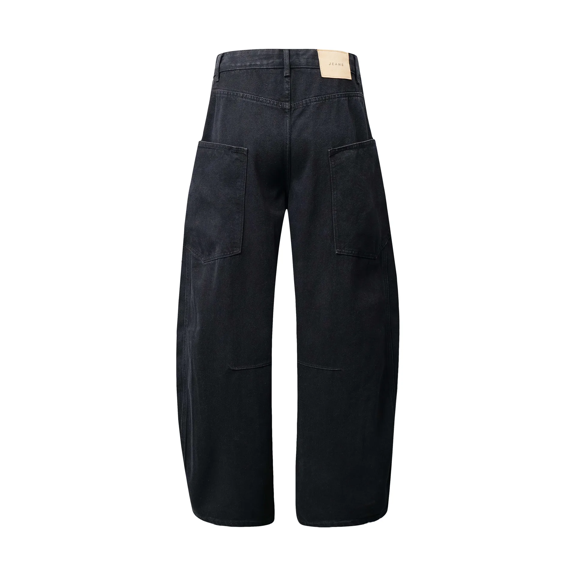 Jiayiku Men's Clothing  American Vintage Washed Machete Jeans Loose Men's And Women's Vibe Duffy Handsome Wide Leg Pants display picture 5