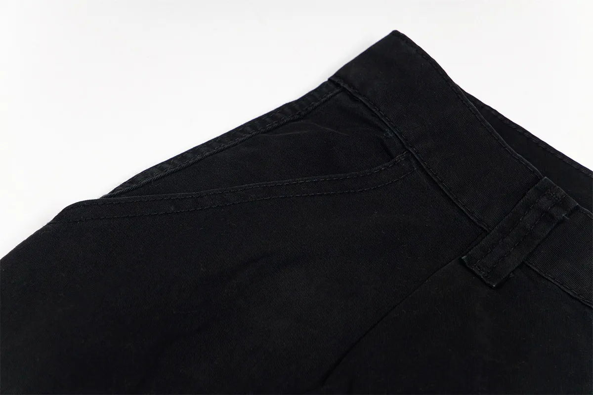 Jiayiku Men's Clothing  High Street American Style Trendy Brand Heavy Washed Flower Embroidered Caught Pants Straight-barrel Wide-leg Pants display picture 18