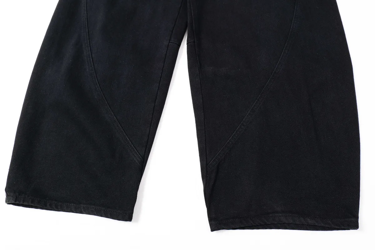 Jiayiku Men's Clothing  American Vintage Washed Machete Jeans Loose Men's And Women's Vibe Duffy Handsome Wide Leg Pants display picture 16