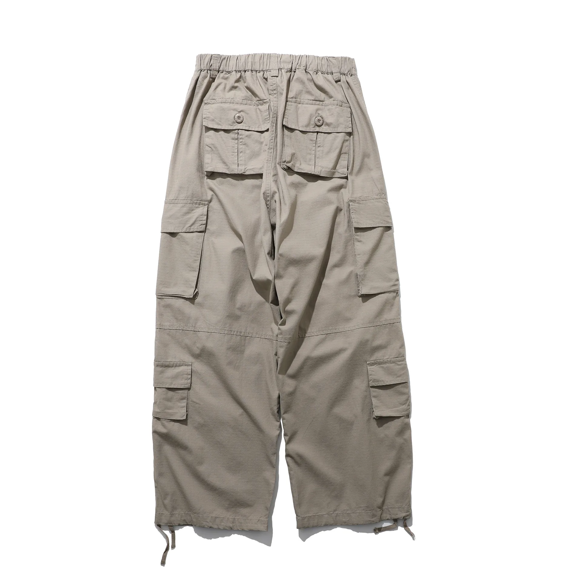 Jiayi Library Men's  Summer Ami Kaji New Style Vintage Washed Overalls Men's Loose Wide-leg Long Pants display picture 5