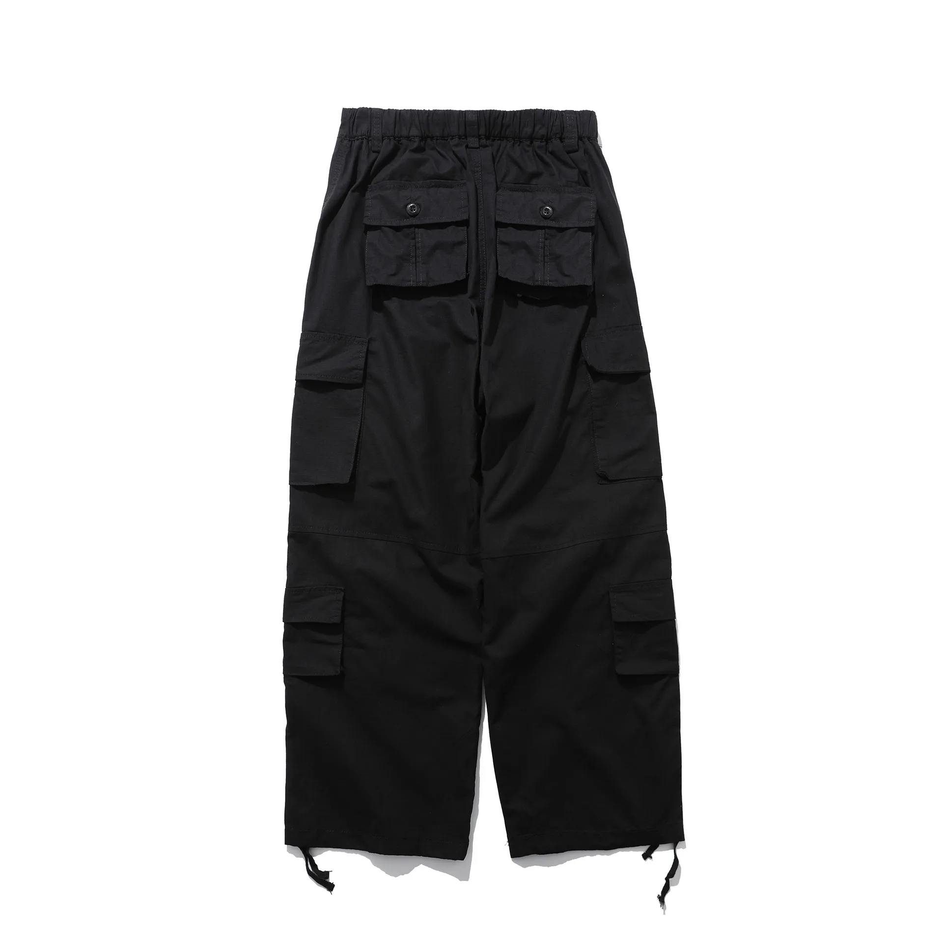 Jiayi Library Men's  Summer Ami Kaji New Style Vintage Washed Overalls Men's Loose Wide-leg Long Pants display picture 9