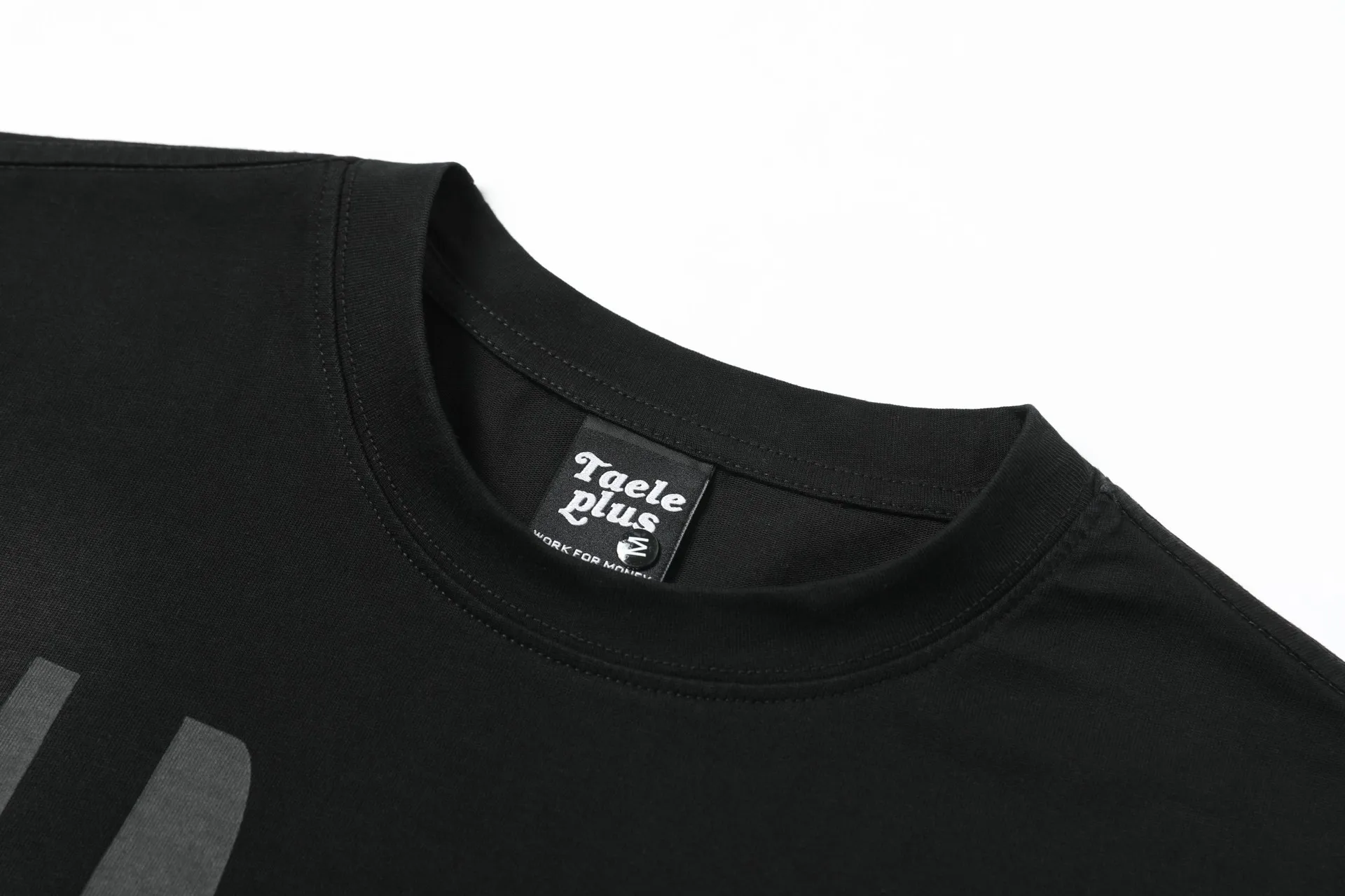 Jiayiku Men's  Summer New American Retro Fashion Brand Washed Old Tee Spray Color Printed Short-sleeved T-shirt display picture 7