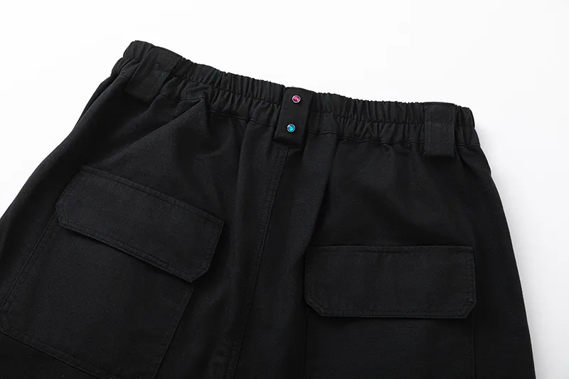 Jiayiku Trendy Brand |  American Retro Suit Shorts Men's Pleated Diamond High Street Vibe Wide-Leg Pants display picture 8