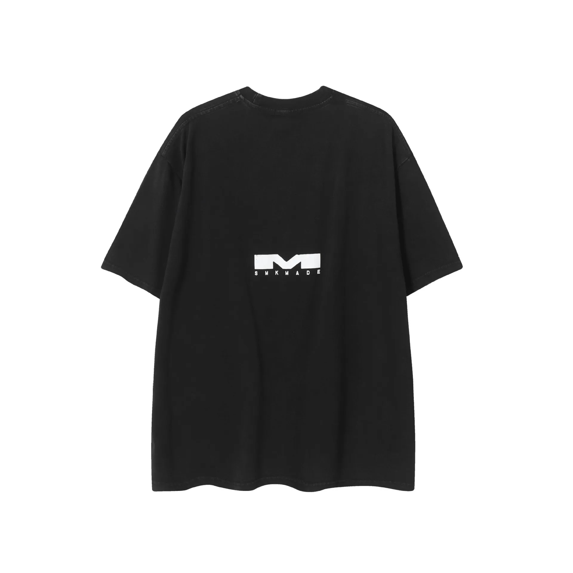 Jiayiku Men's  Summer American Retro Fashion Brand Plus Size Heavy Washing Dirty Dye T-Shirt Short Sleeve Men display picture 6