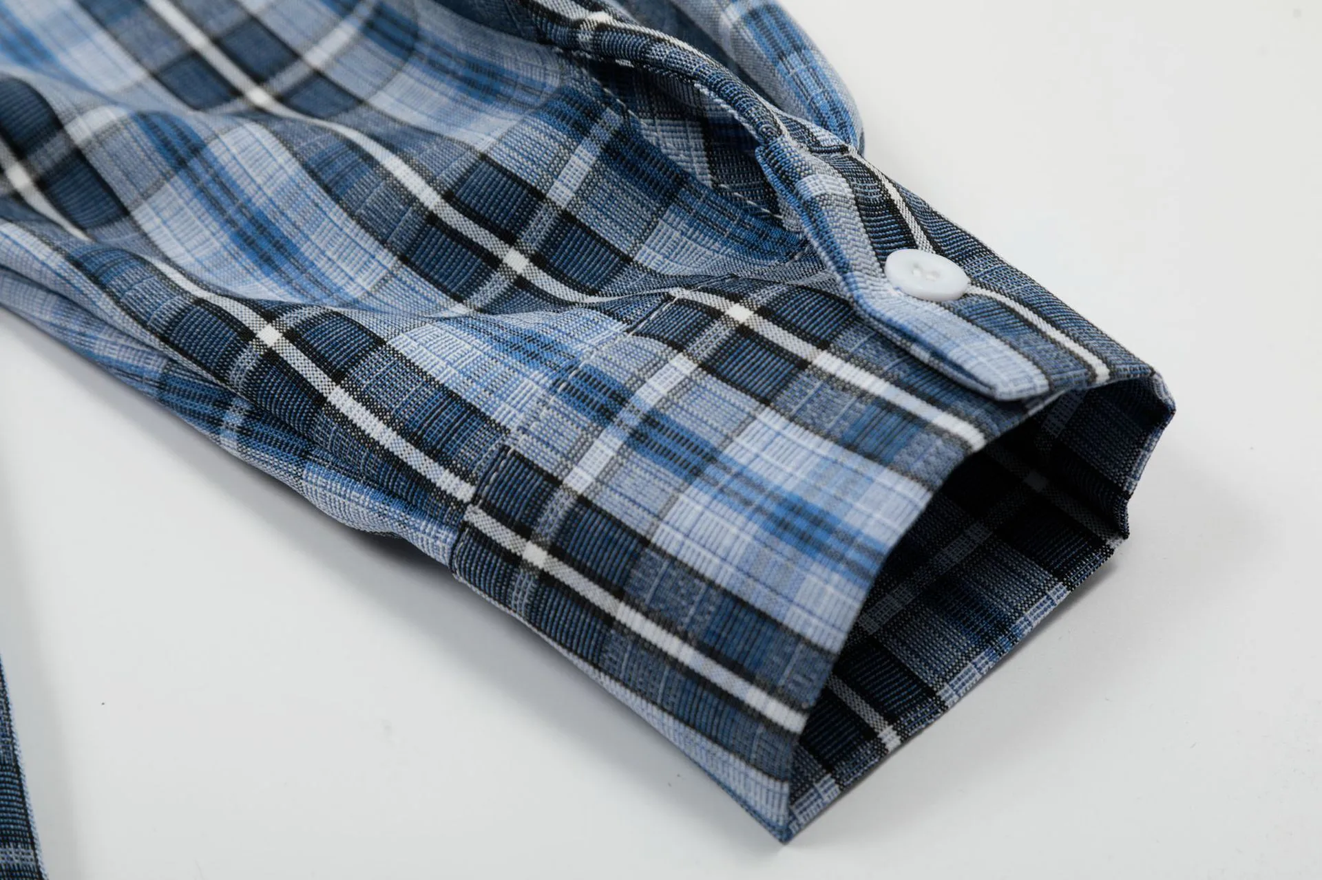 Jiayiku Tide Brand  Spring New American Retro Cleanfit Plaid Shirt Fun Printed Shirt display picture 8