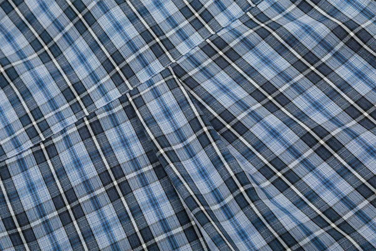 Jiayiku Tide Brand  Spring New American Retro Cleanfit Plaid Shirt Fun Printed Shirt display picture 11