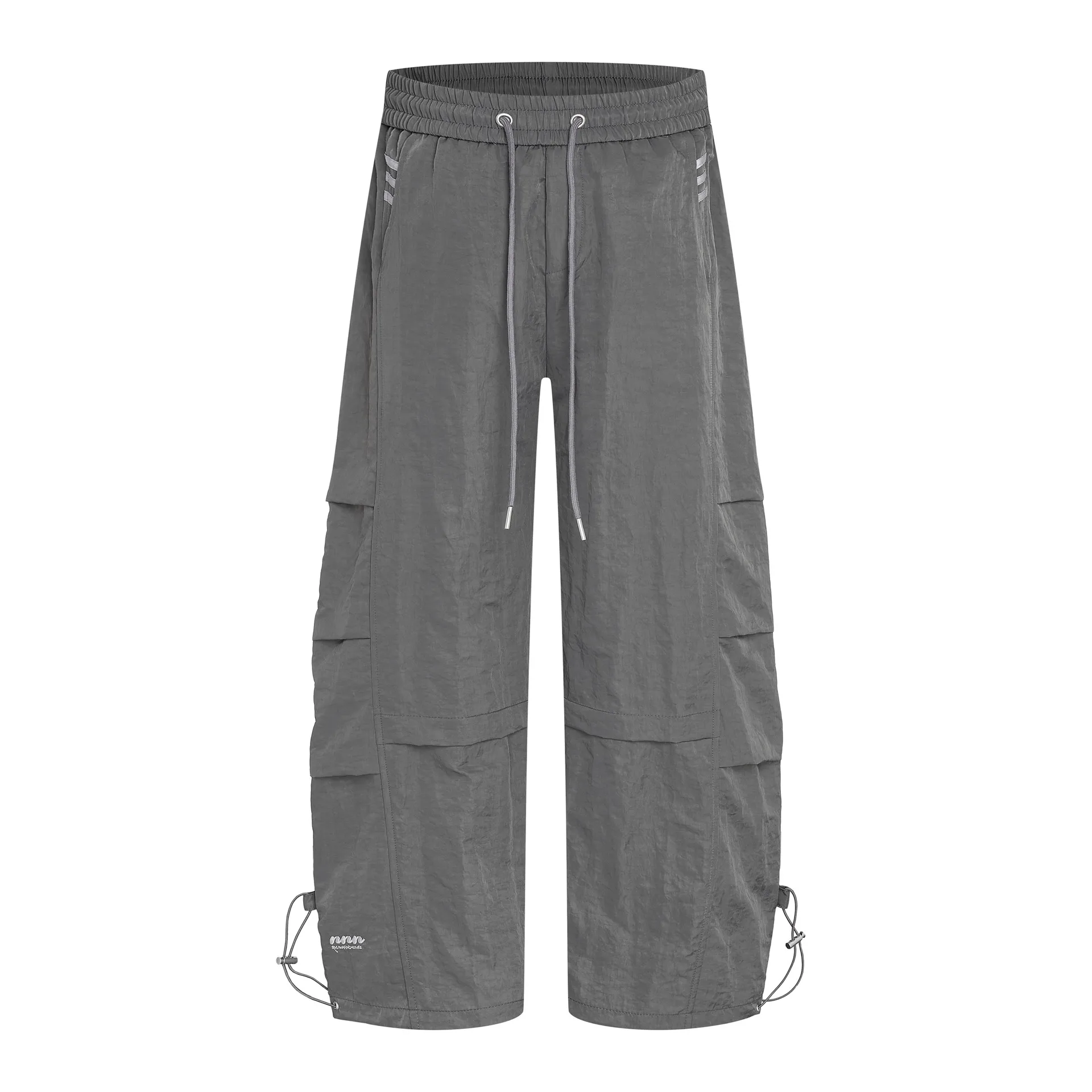 Jiayiku Fashion Brand  American Retro Quick-drying Paratrooper Scimitar Casual Pants Men's And Women's Loose Draping Wide-leg Pants display picture 3