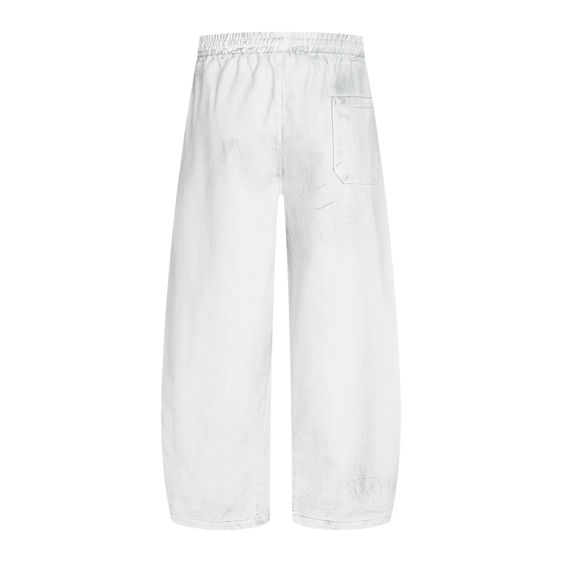 Jiayi Library Men's Clothing  Waste Earth Style American Style Vintage Washed Dirty Dye Machete Casual Pants Straight Loose Wide Leg Pants display picture 4