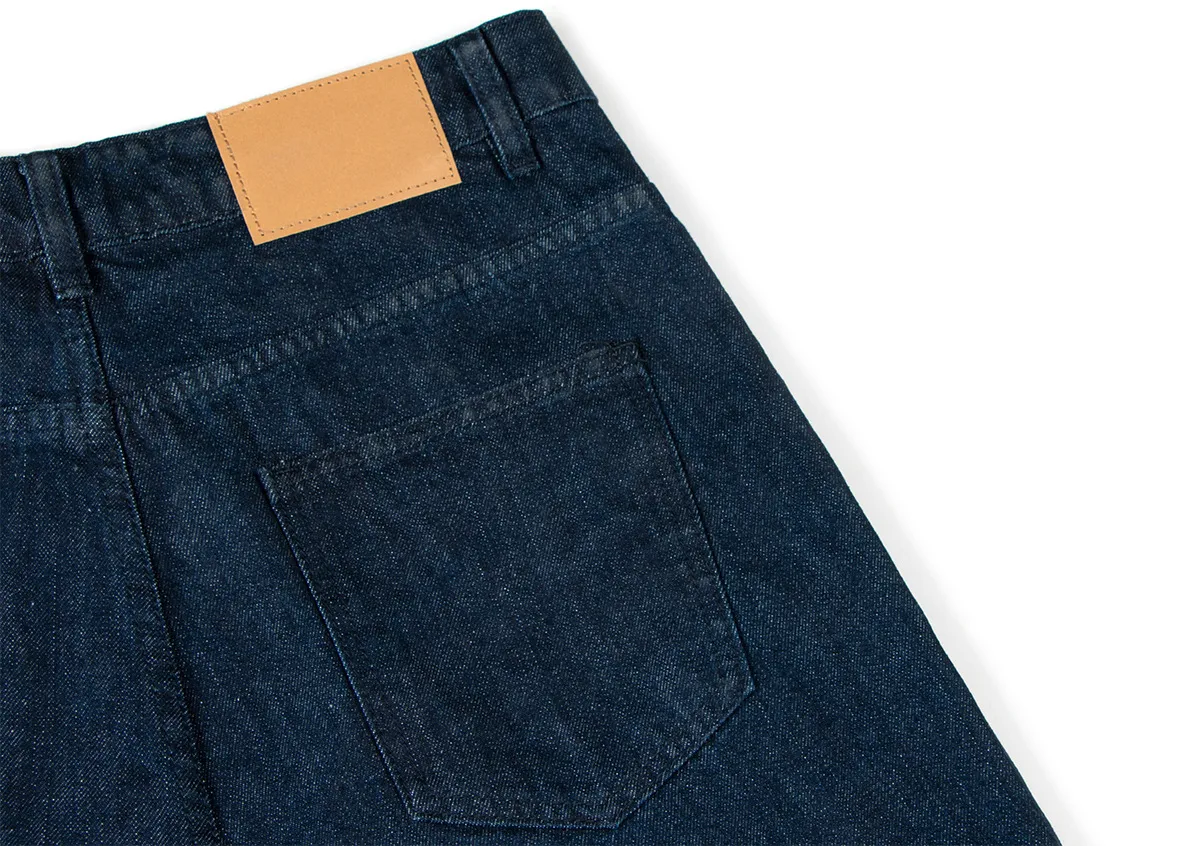 Jiayi Library Men's Clothing  American High Street Vintage Washed Original Color Jeans Men's And Women's Vibe Machete Wide Leg Pants display picture 15