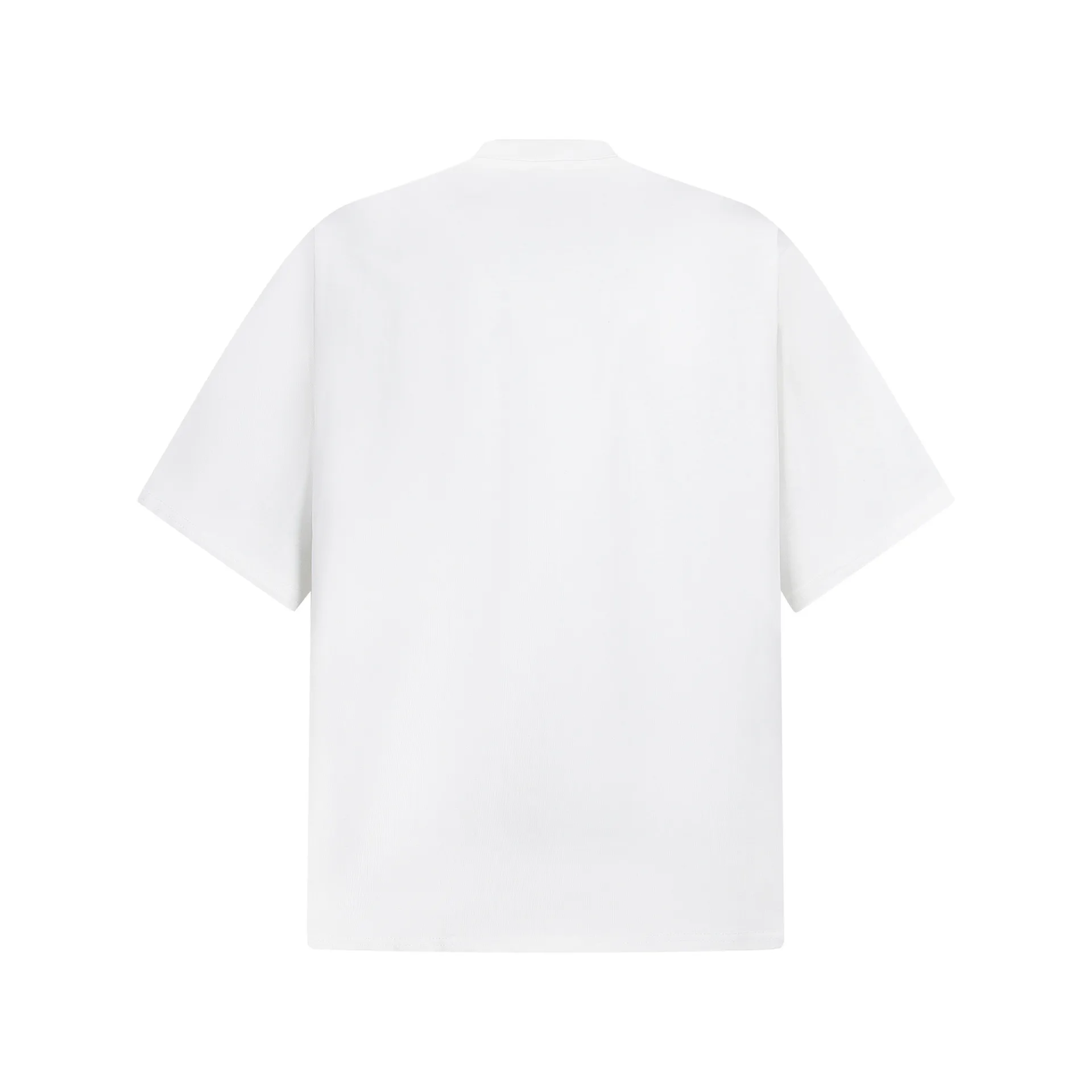 Jiayiku Men's  Summer New American Retro Fashion Brand Distinctive Pearl Embroidered Couple's Short-sleeved T-shirt display picture 6