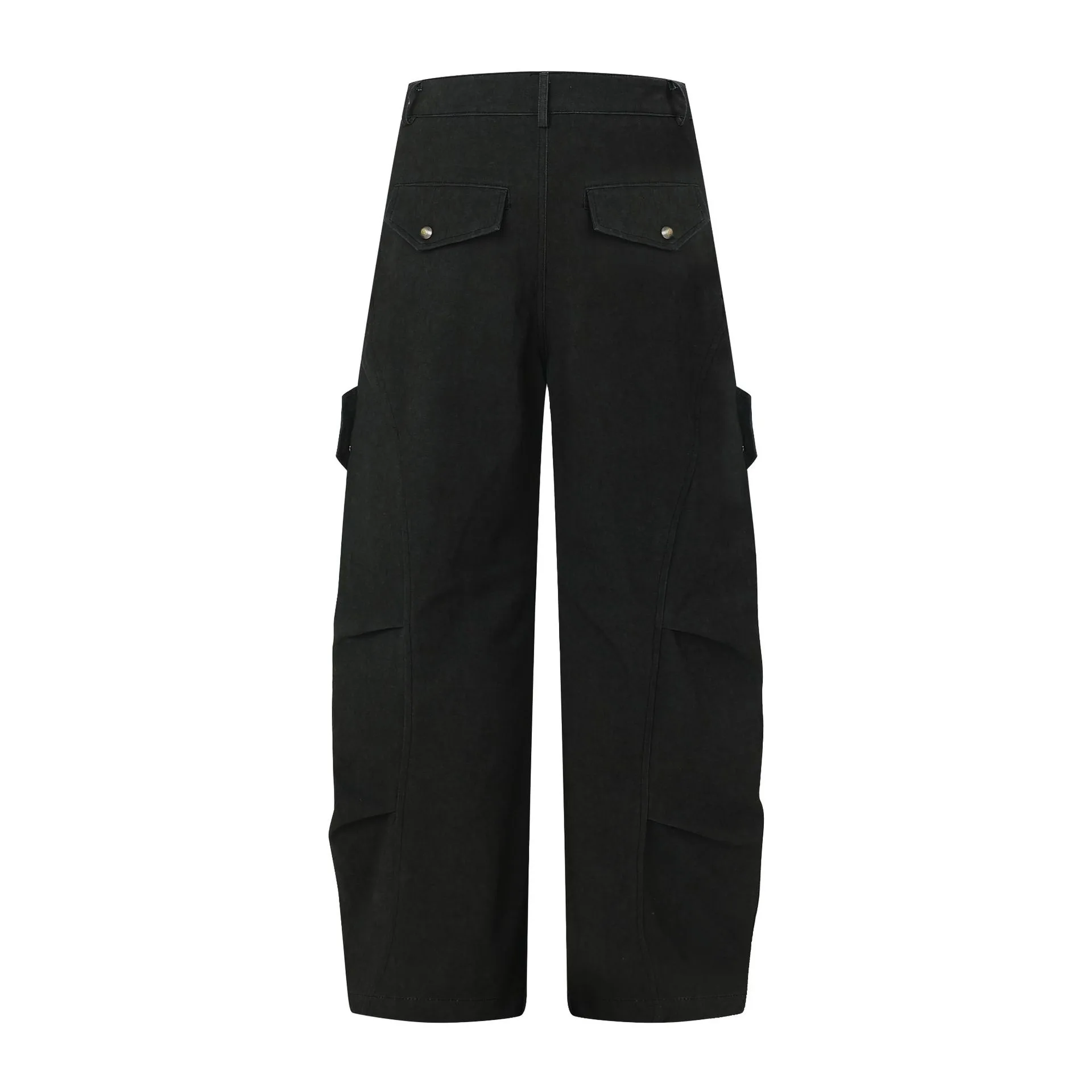Jiayiku Fashion Brand  American Retro Paratrooper Scimitar Workwear Casual Pants Men's And Women's Loose Draped Wide-leg Pants display picture 7