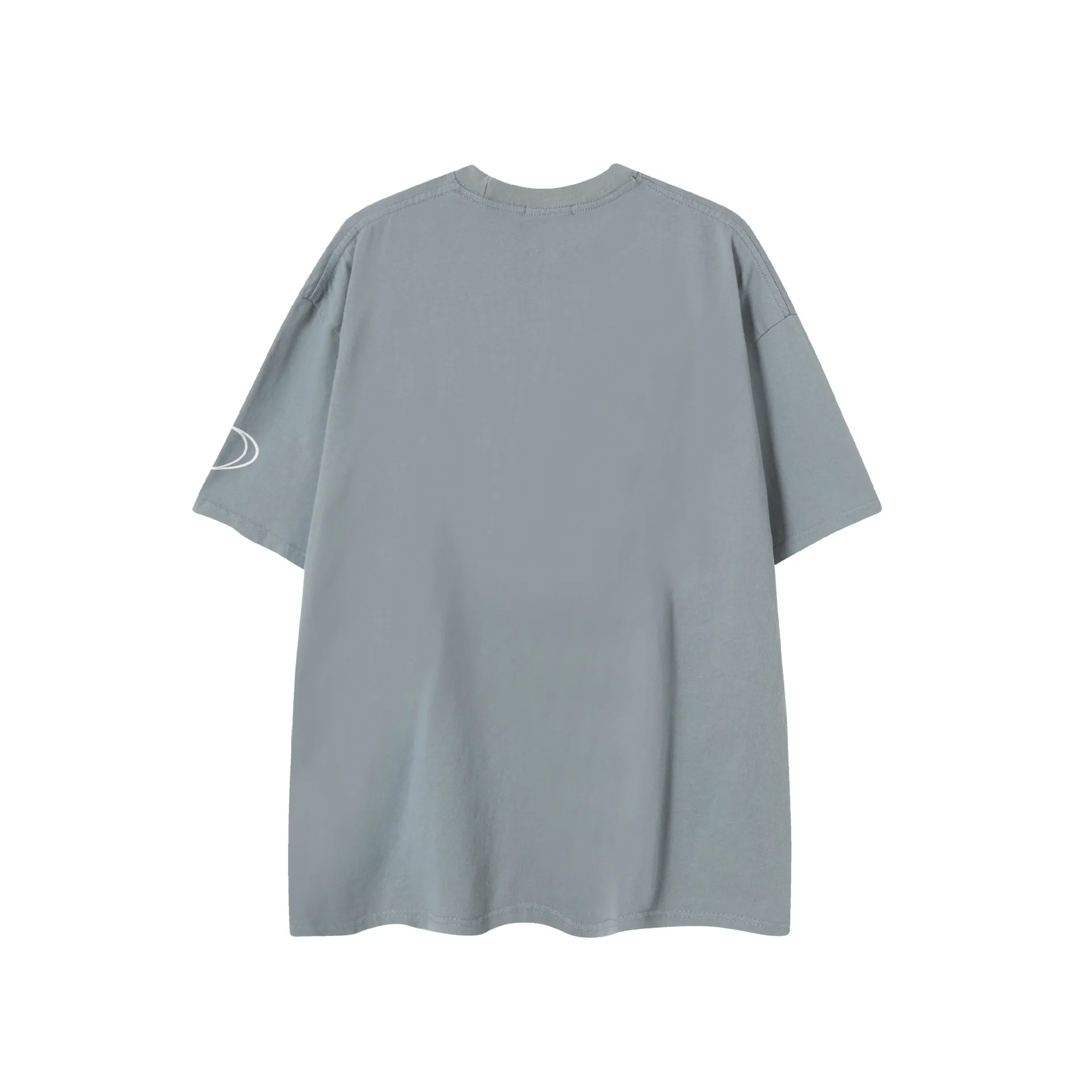 Jiayiku Men's  Summer New American Retro Fashion Brand Washed Tee T-shirt Simple Short-sleeved T-shirt For Men display picture 4