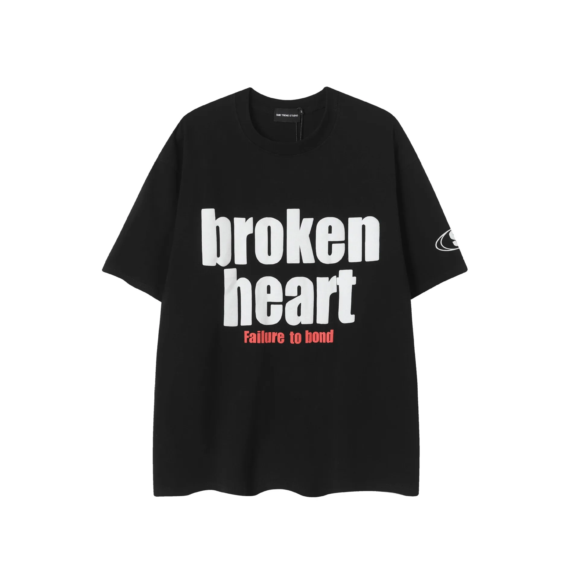 Jiayiku Men's  Summer New American Retro Fashion Brand Washed Tee T-shirt Simple Short-sleeved T-shirt For Men display picture 7