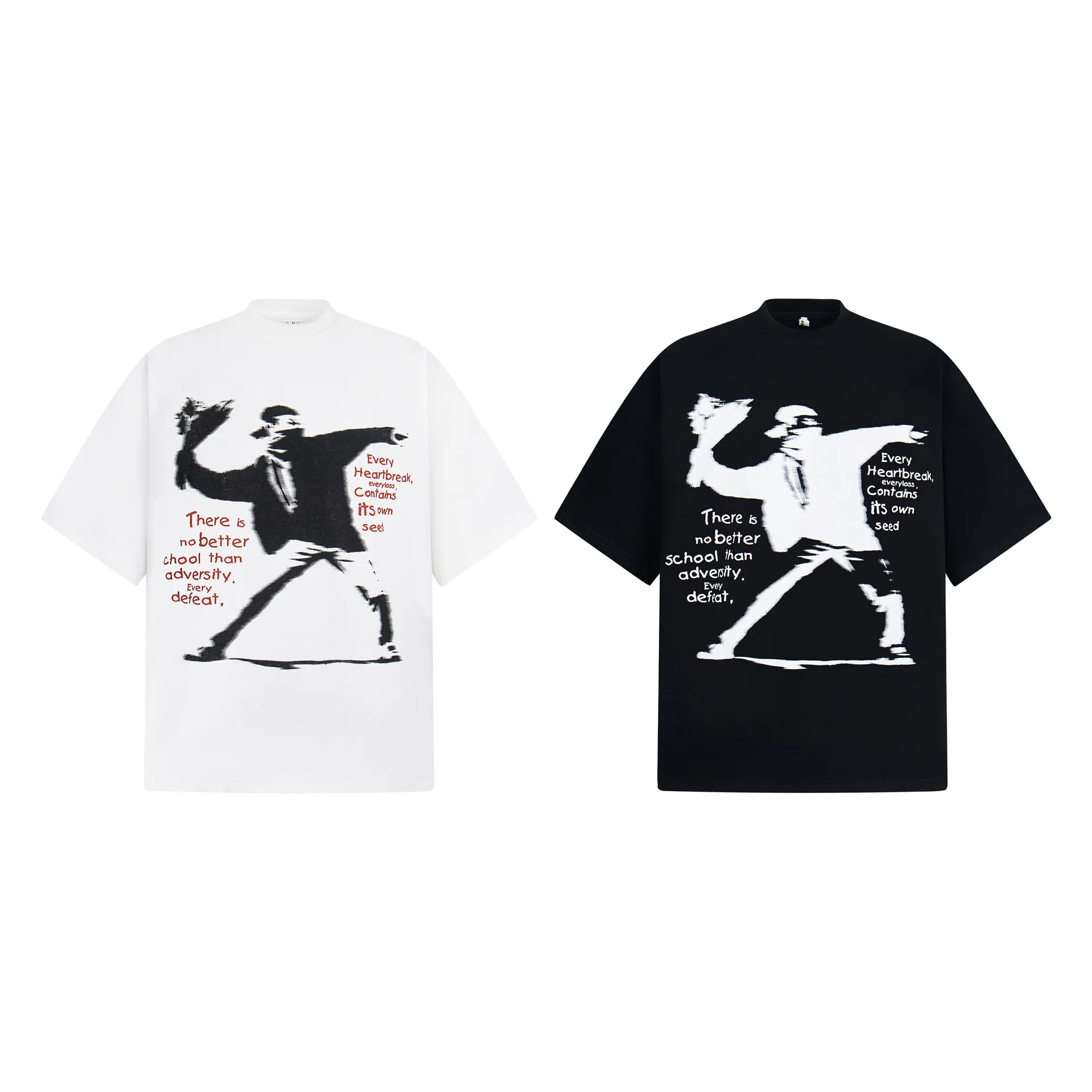 Jiayiku Men's Clothing  Summer American Street Hip-Hop Trendy Brand Tee Hip-Hop Cultural Shirt Dark T-Shirt Short-Sleeved Men display picture 2