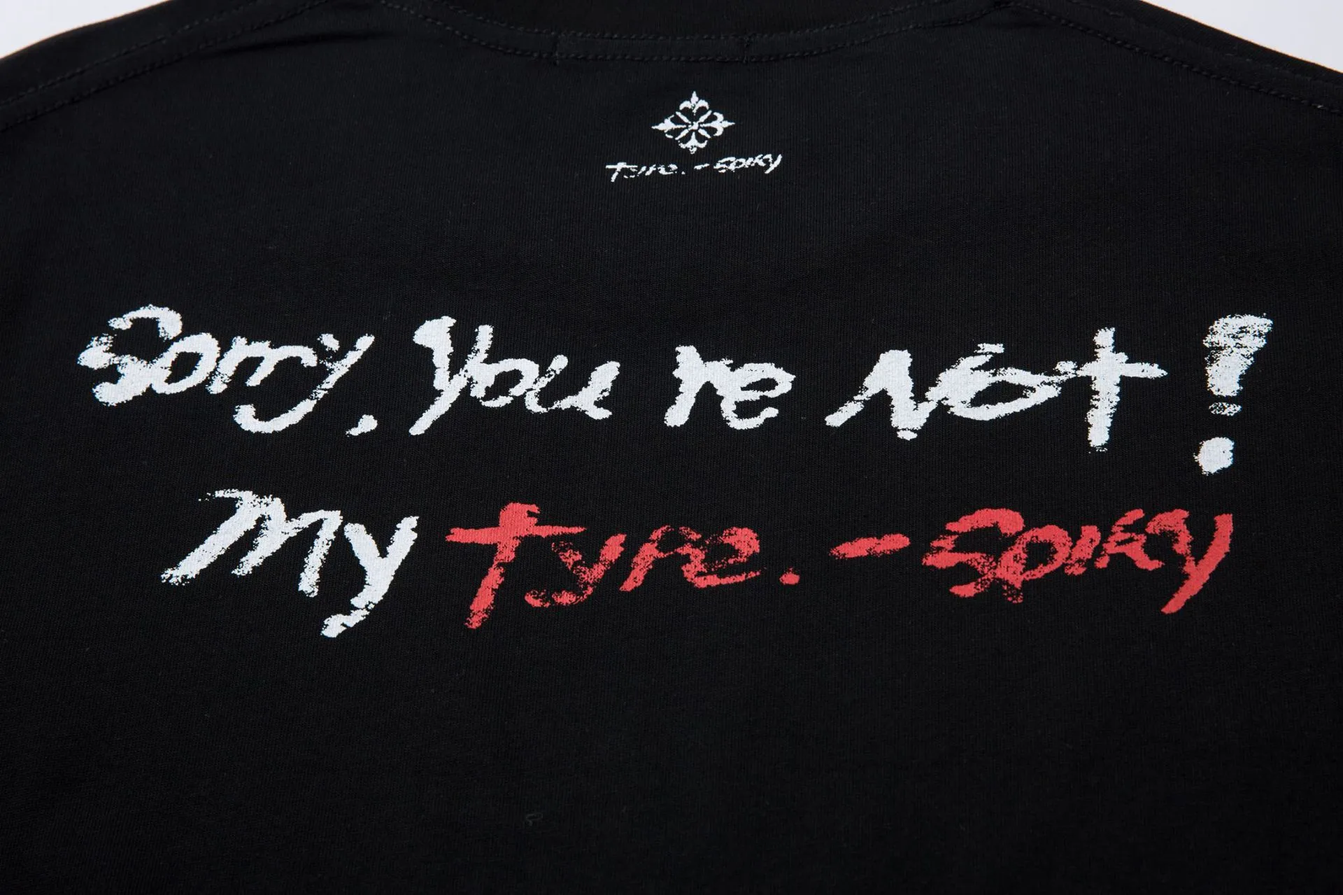 Jiayiku Men's  Summer American Retro Trendy Brand Culture Shirt Graffiti Printed Heavy Cotton Short-sleeved T-shirt display picture 10