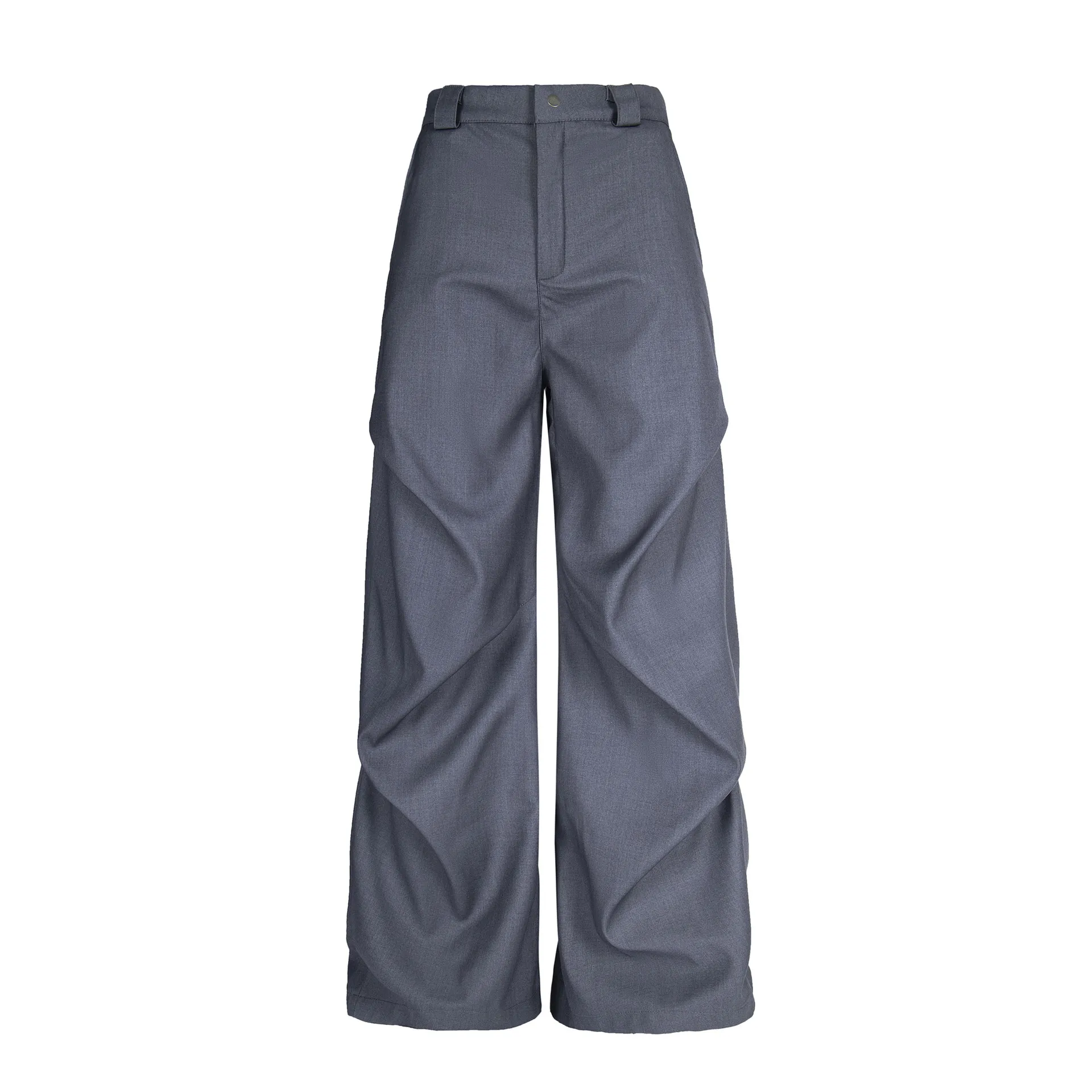 Jiayiku Men's  New Style Retro Pleated Pants Pants For Men And Women Cleanfit Loose Casual Pants display picture 3