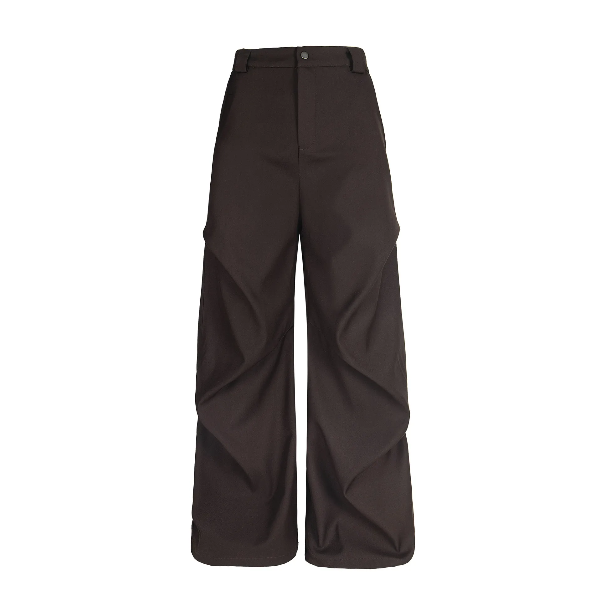 Jiayiku Men's  New Style Retro Pleated Pants Pants For Men And Women Cleanfit Loose Casual Pants display picture 6