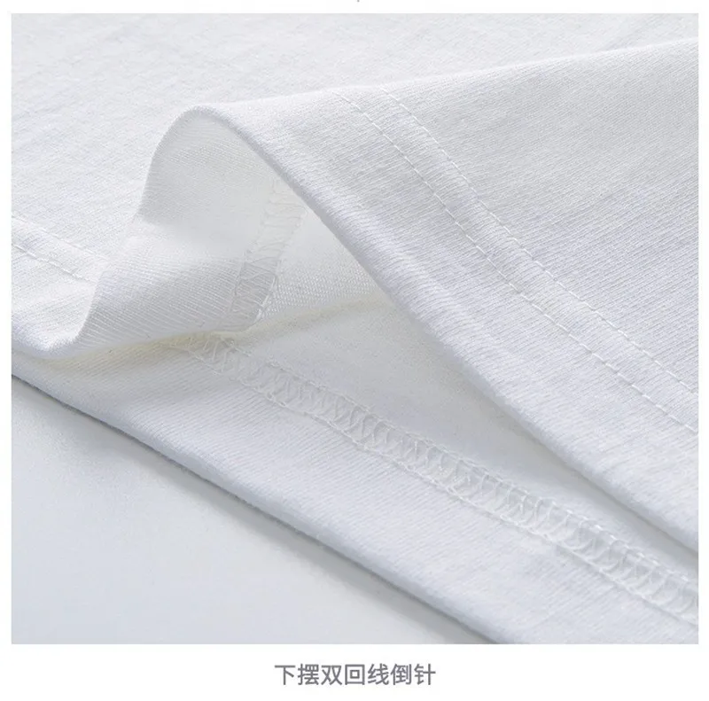 Summer New Women's Short Sleeve Wholesale Explosions New Version Of Loose White Cotton T-shirt Jacket A Generation Of Hair display picture 4