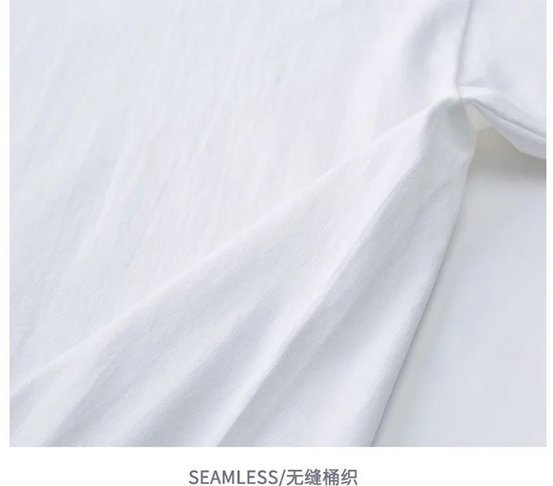 Summer New Women's Short Sleeve Wholesale Explosions New Version Of Loose White Cotton T-shirt Jacket A Generation Of Hair display picture 6