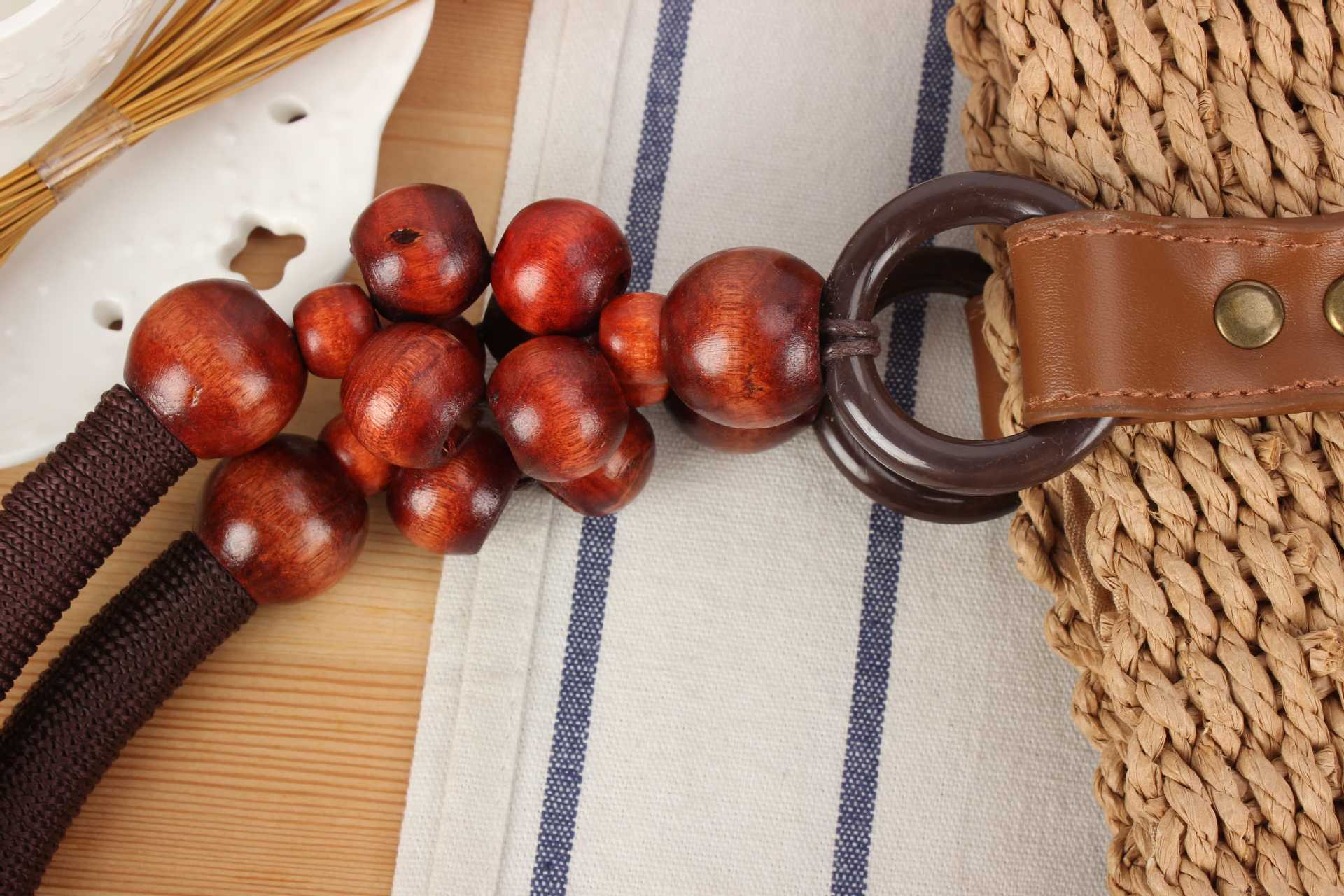 New Straw Woven Bag All-match Casual Daily Travel Commuter Seaside Vacation Niche Women's Bag display picture 7