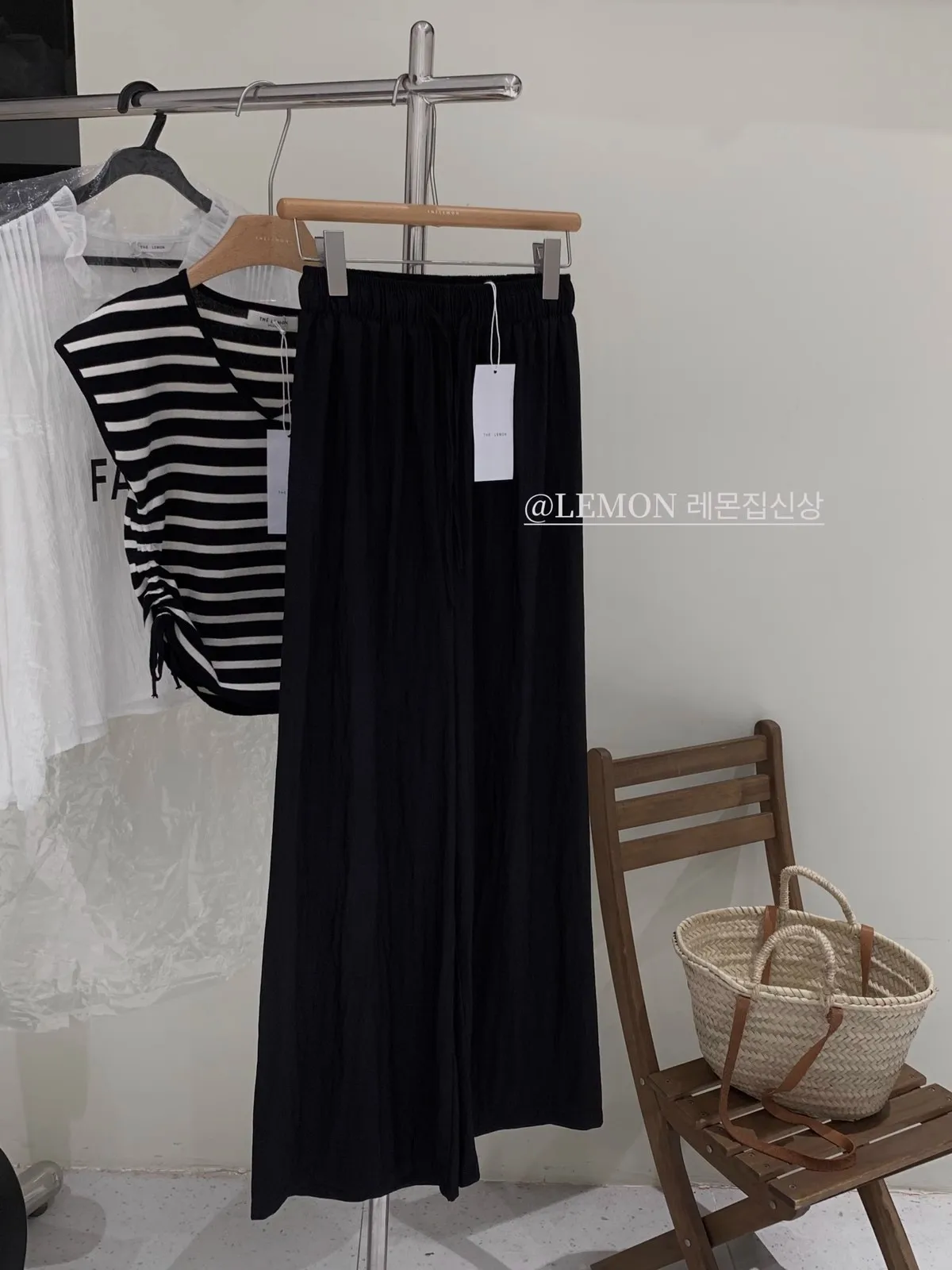 Ice Silk Yamamoto Pants Women's Summer Thin High Waist Slimming Wide Leg Pants Loose Straight Lazy Style Casual Pants display picture 16