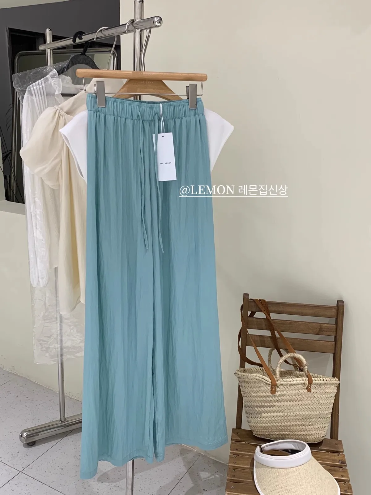 Ice Silk Yamamoto Pants Women's Summer Thin High Waist Slimming Wide Leg Pants Loose Straight Lazy Style Casual Pants display picture 19