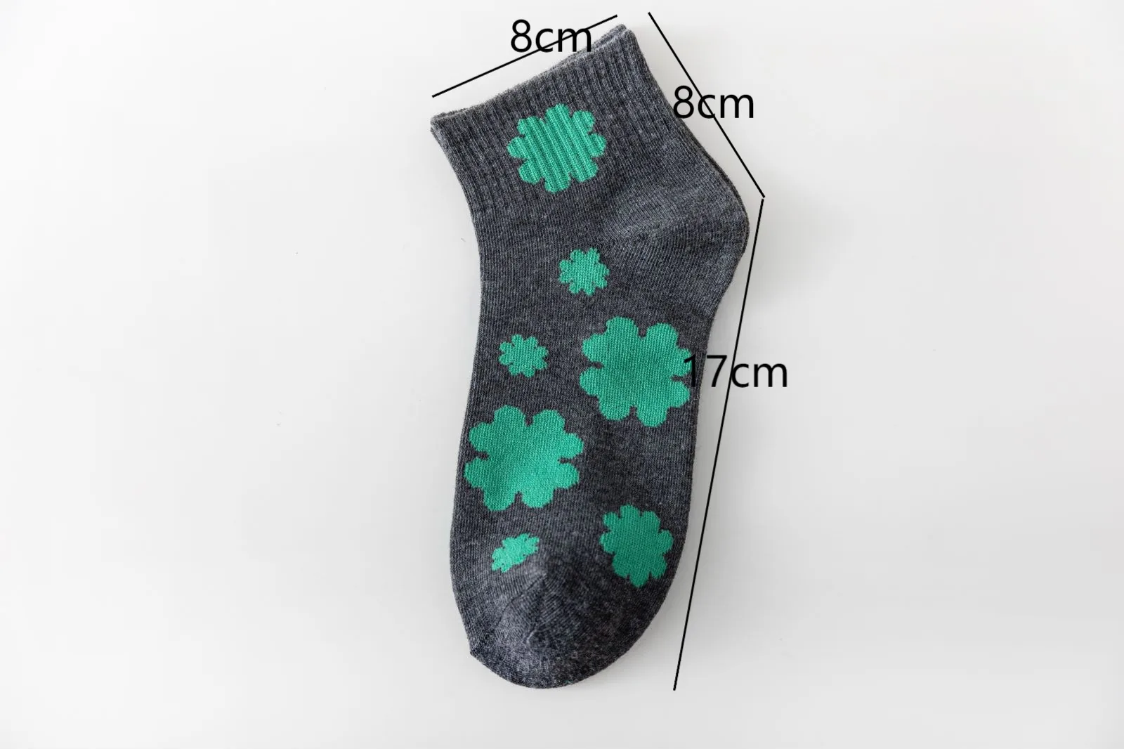 Polyester Cotton Material | Clover Stripe Printing | Soft And Comfortable Tube Socks, Casual Wear Essential display picture 6