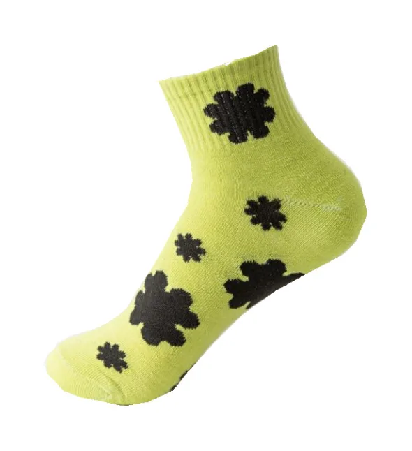 Polyester Cotton Material | Clover Stripe Printing | Soft And Comfortable Tube Socks, Casual Wear Essential display picture 7