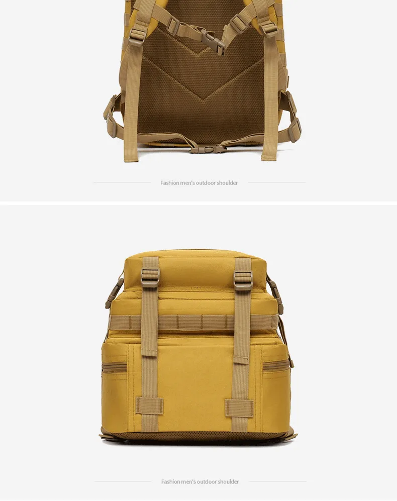 New Tactical Attack 3P Camouflage Backpack Multifunctional Large Capacity 45L Outdoor Sports Camping Mountaineering Backpack display picture 17