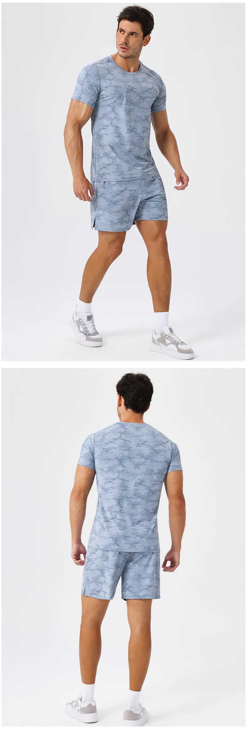 Men's Loose Sports Short-sleeved Cool Breathable Sports Running T-shirt Outdoor Leisure Fitness Training Quick-drying Short-sleeved display picture 18