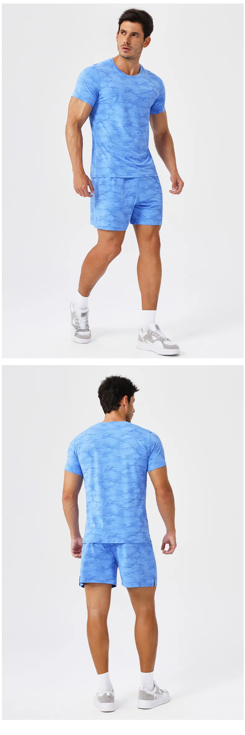 Men's Loose Sports Short-sleeved Cool Breathable Sports Running T-shirt Outdoor Leisure Fitness Training Quick-drying Short-sleeved display picture 24