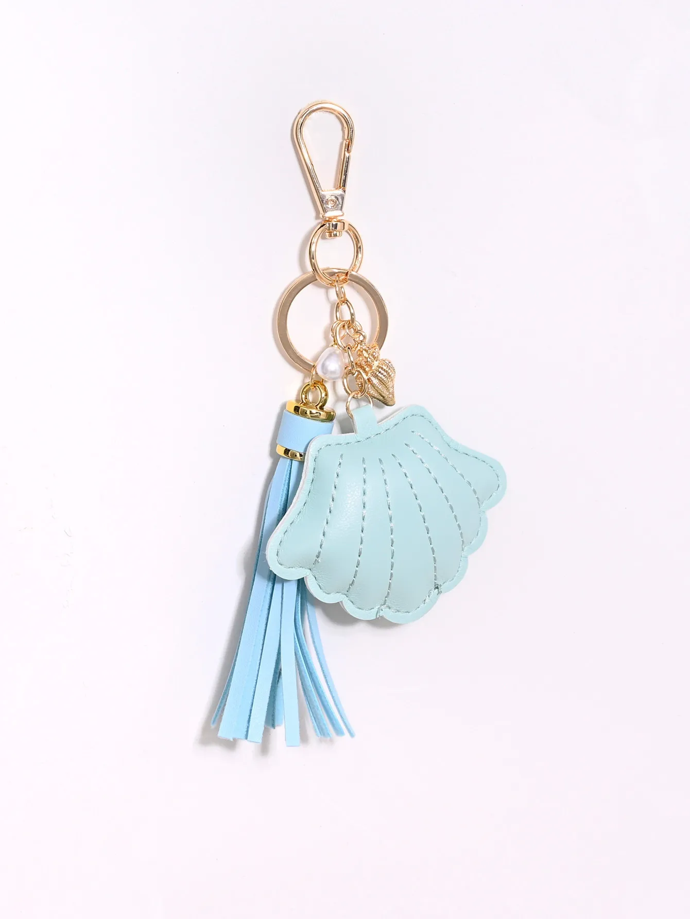 Shell Conch Pearl Tassel Keychain Europe And The United States  New Ocean Wind Bag Car Key Pendant Wholesale display picture 5
