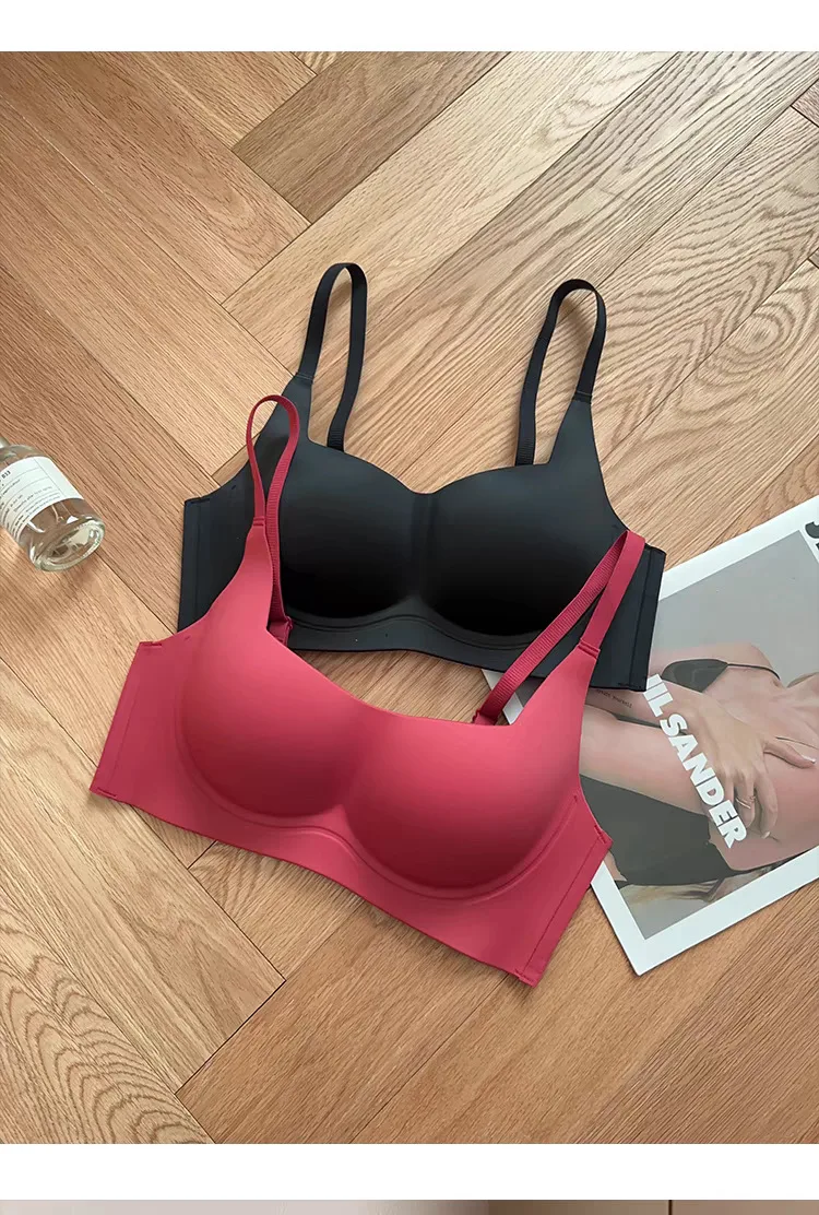 Gather-up Underwear Girl's Small Chest Show Large Upper Collapsed Auxilary Breast Anti-sagging Soft Support No Steel Rings Collapsed Auxilary Breast Bra display picture 2