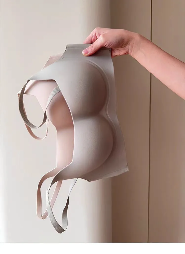 Gather-up Underwear Girl's Small Chest Show Large Upper Collapsed Auxilary Breast Anti-sagging Soft Support No Steel Rings Collapsed Auxilary Breast Bra display picture 3
