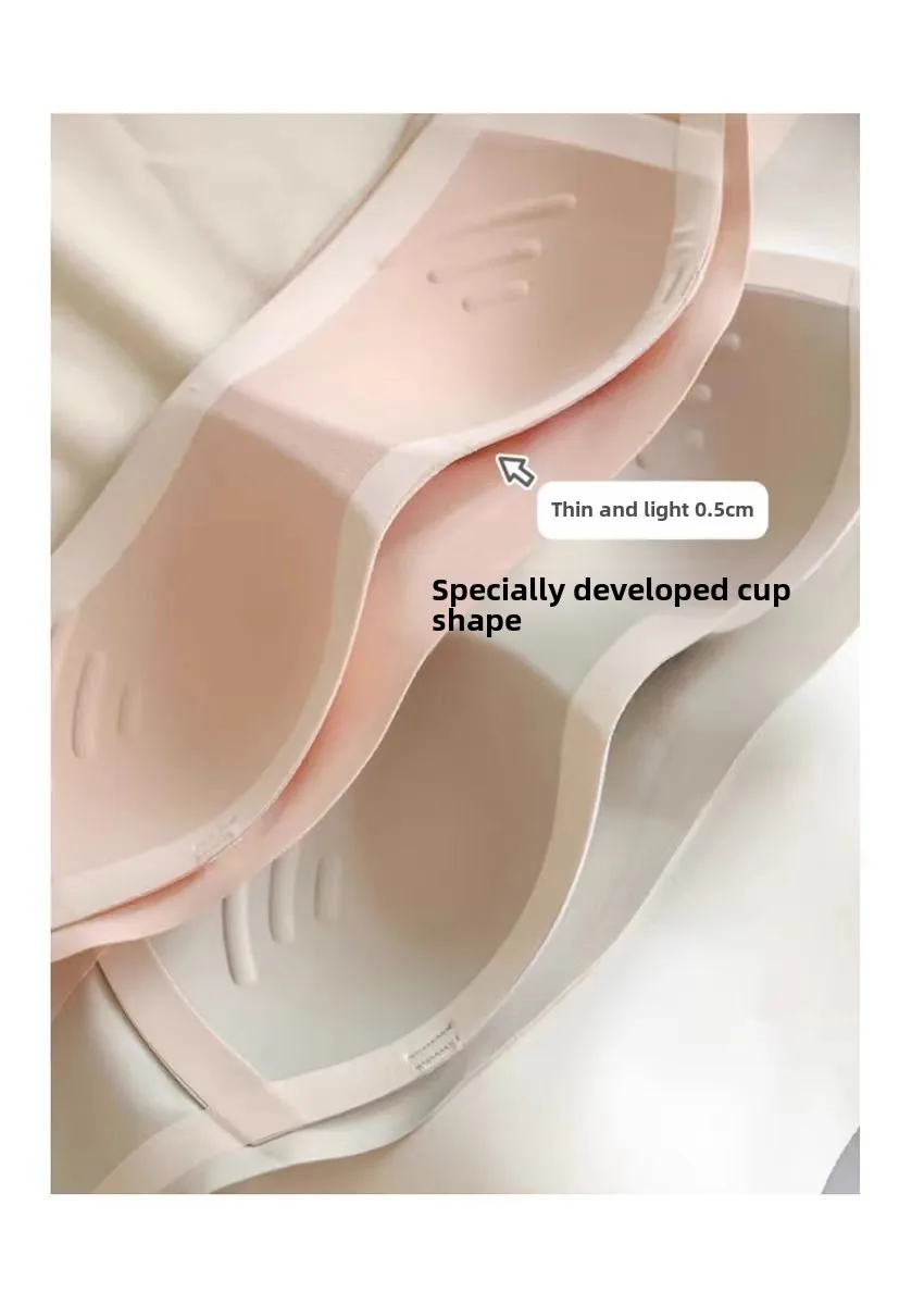 Factory Direct Thin Suspended Tube Chest Small Chest Gathered Large Seamless Underwear Women's Anti-sagging Bra A Generation Of Hair display picture 6
