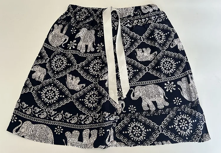 [Special Offer] Foreign Trade Tailstock Cotton Silk Pajama Pants Women's Summer Thin Artificial Cotton Shorts Loose Casual Home Pants display picture 8