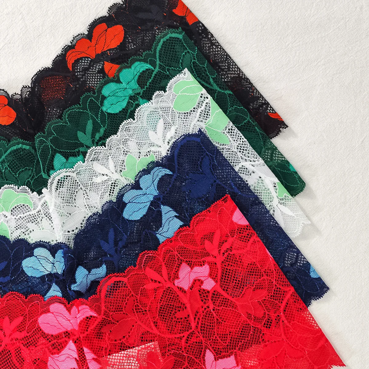 Size New Foreign Trade Full Lace Underwear Women's Gradient Color French Romantic Sexy Women's Boxer Briefs display picture 5